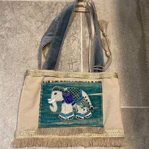 “Indian elephant” small tote